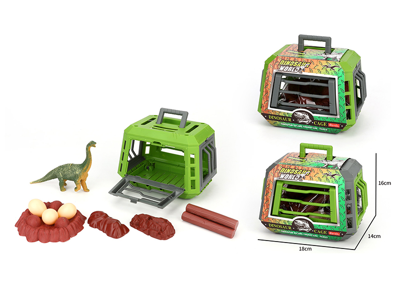 Brachiosaurus With Cage