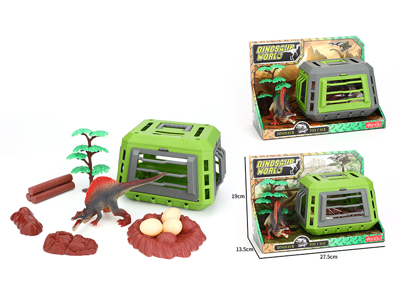 Spinosaurus With Cage