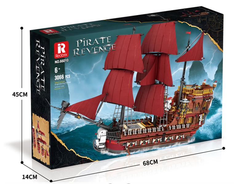 Pirate Ship Building Blocks 3066pcs