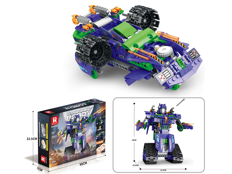 Remote Control Transformation Robot Building Blocks 580pcs