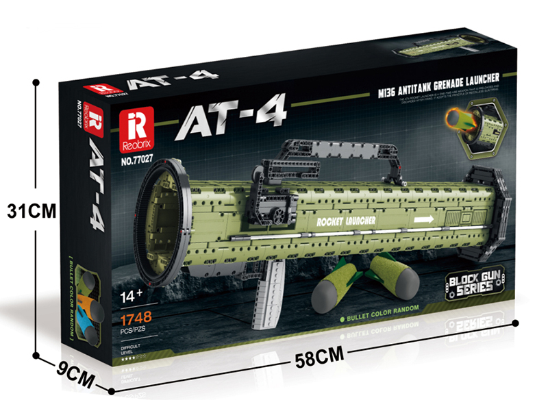 AT- 4 Rocket Launcher Building Blocks 1748PCS