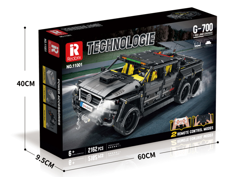 Remote Control Mercedes Brabus G700 Building Blocks Dynamic Version 2162PCS