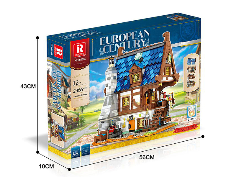 Medieval Smithy Building Blocks 2366PCS