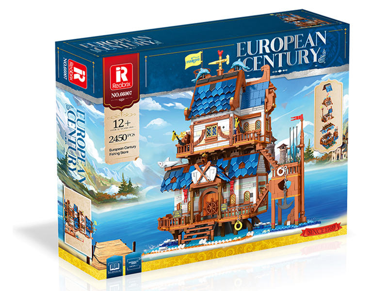 Fishing House Building Blocks 2450PCS