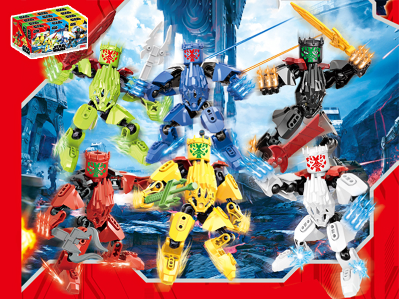 12PCS Star Wars (Morphing Robot)