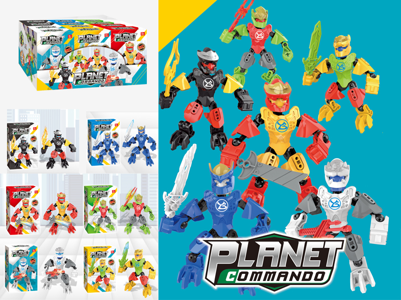 12PCS Planet Special Team (Deformation Robot)