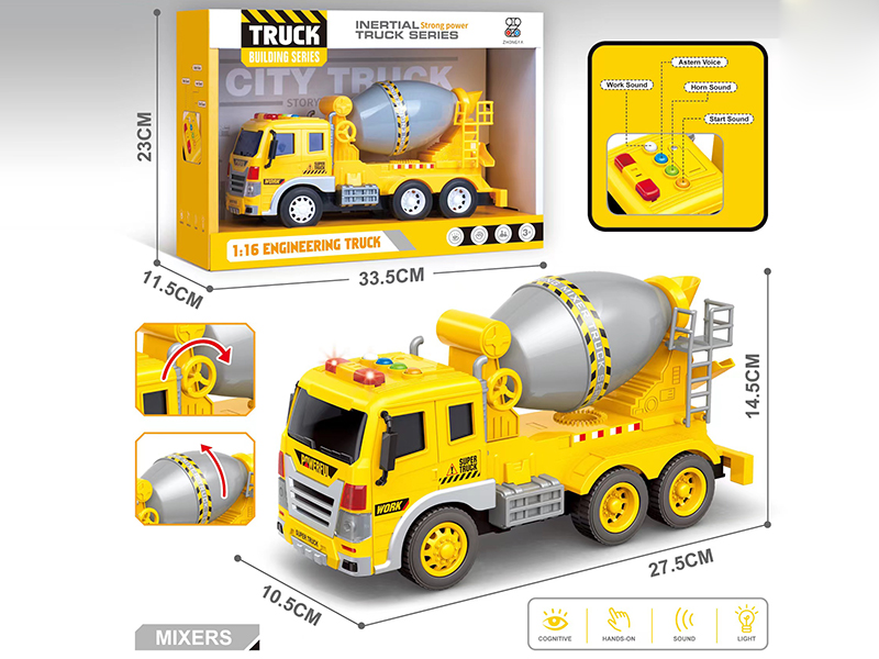 1:16 Friction Engineering Truck(Four Keys With Light And Music)