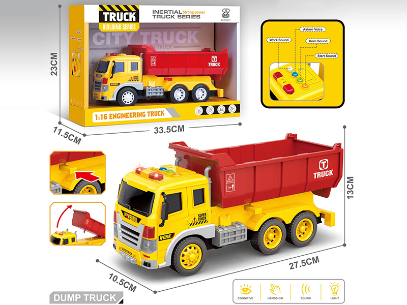 1:16 Friction Engineering Truck(Four Keys With Light And Music)