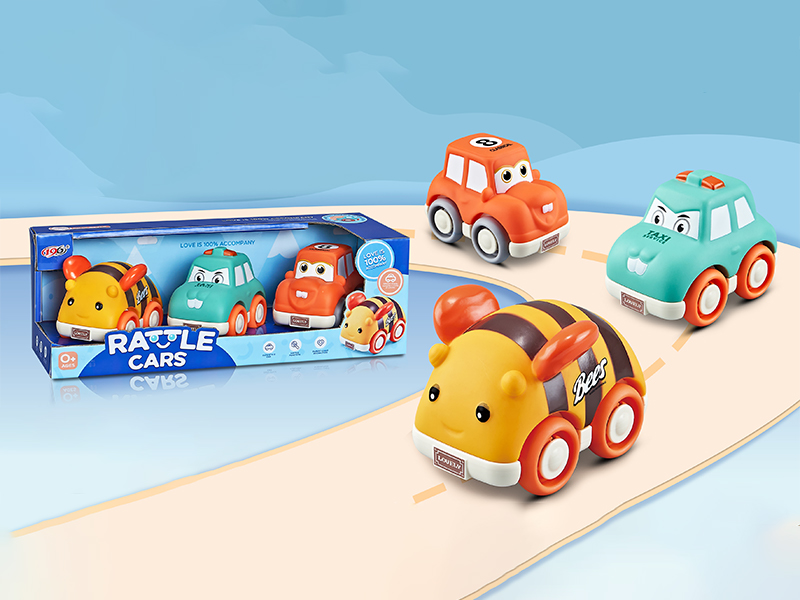 Slide Enamel Bee Car / Jeep / Taxi (With Bell)