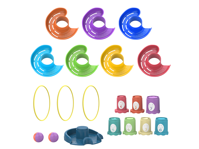 Rainbow Track & Jenga