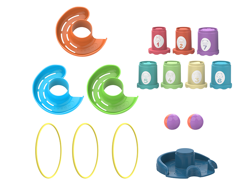 Rainbow Track & Jenga