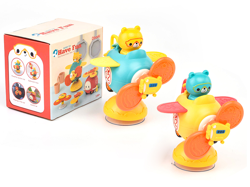 Sucker Toy Multifunctional Table Toy(Bear Plane)