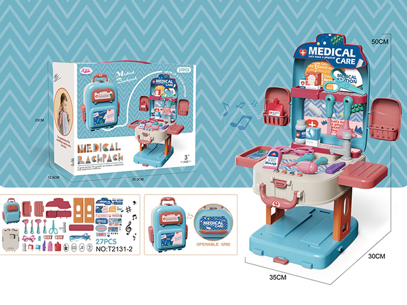 3-In-1 Medical Set Backpack (With Light And Music)