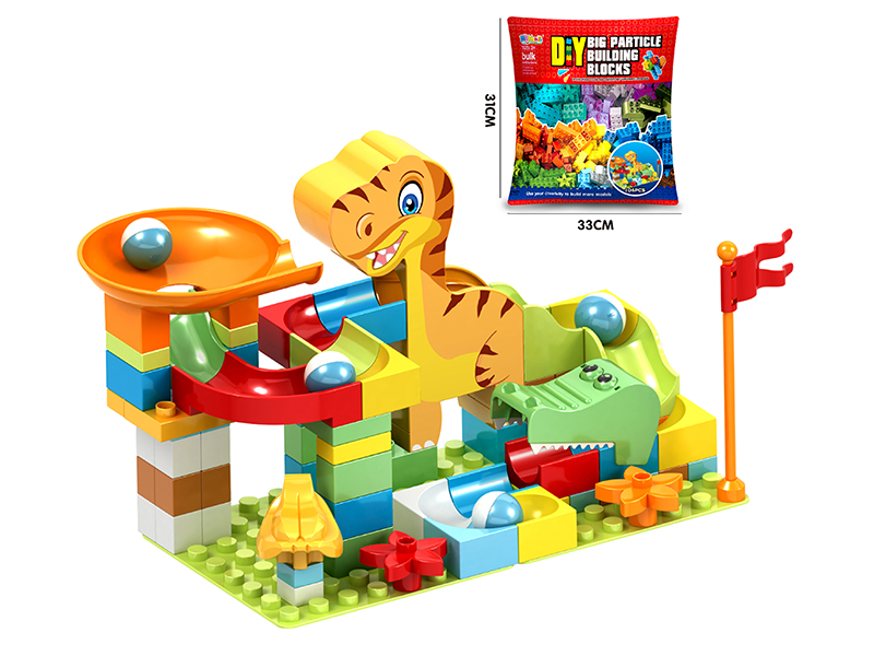 104pcs Dinosaur Park Building Blocks + 2 Pieces 8*8 Base Plate