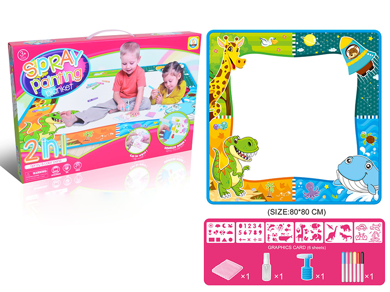 2 In 1 Painting Blanket