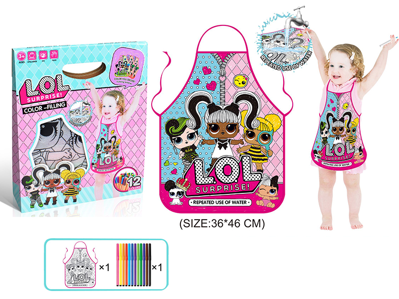 LOL Surprise Doll Graffiti Apron
