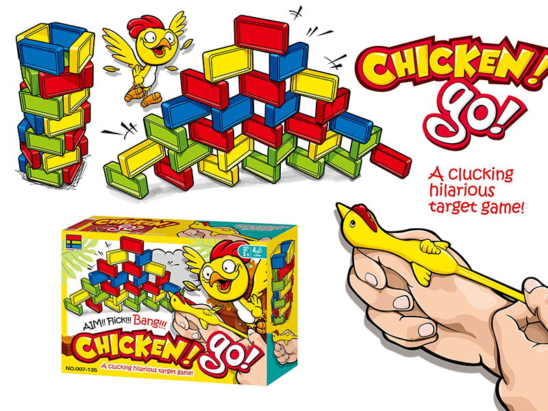 Chickens Shooting Brick Game