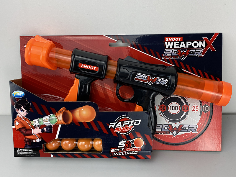 EVA Air Pressure Soft Bullet Gun(5 Bullets)