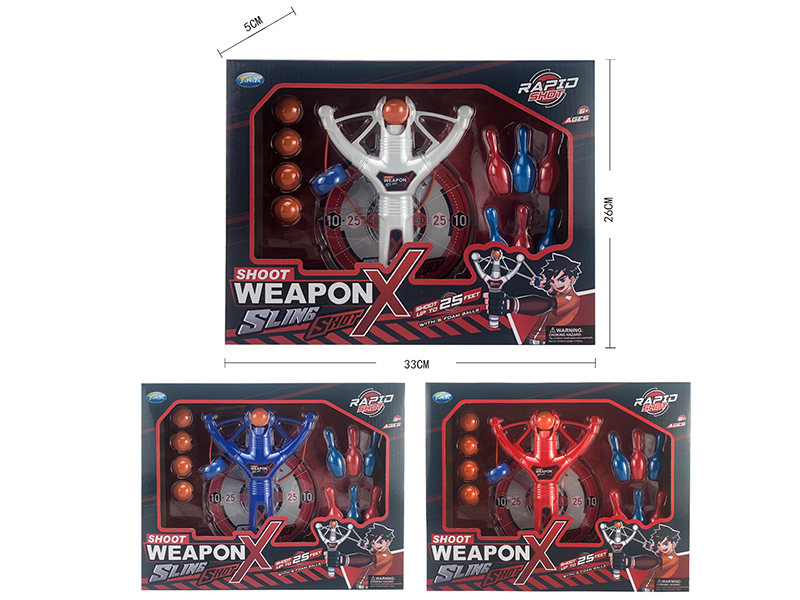 Slingshot (With 5 EVA Bullets,6 Bowling Balls)
