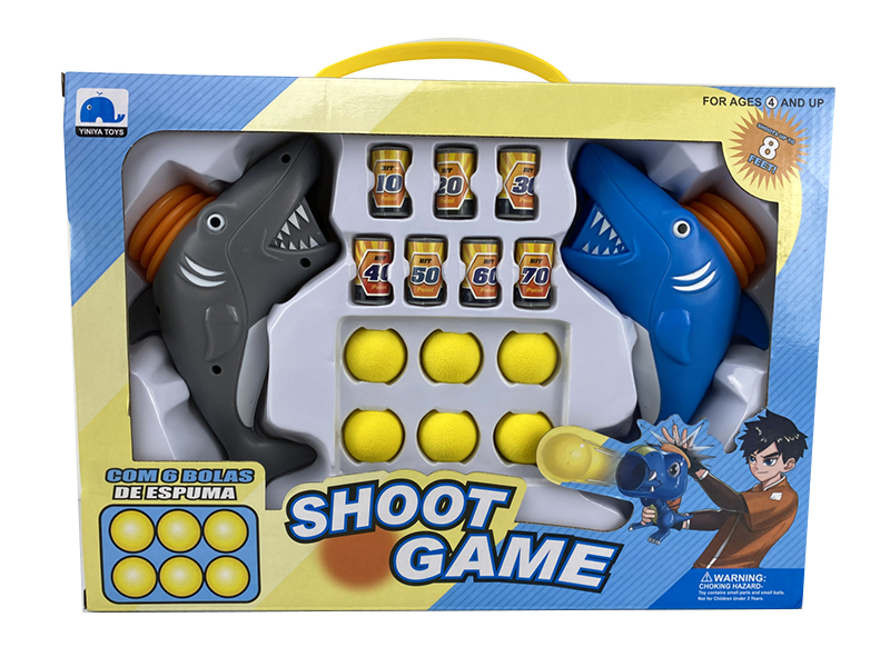 Air Pressure Cartoon Shark Shoot Game