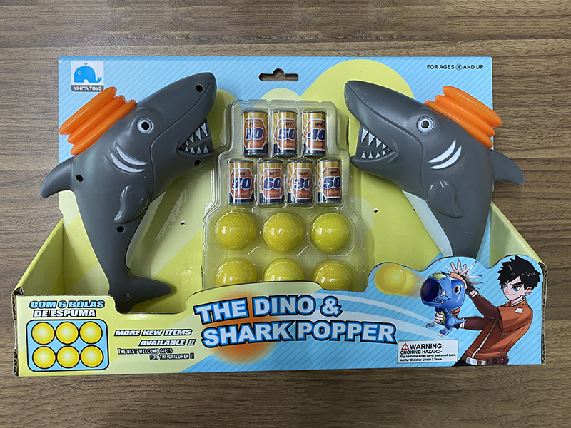 Air Pressure Cartoon Shark Shoot Game