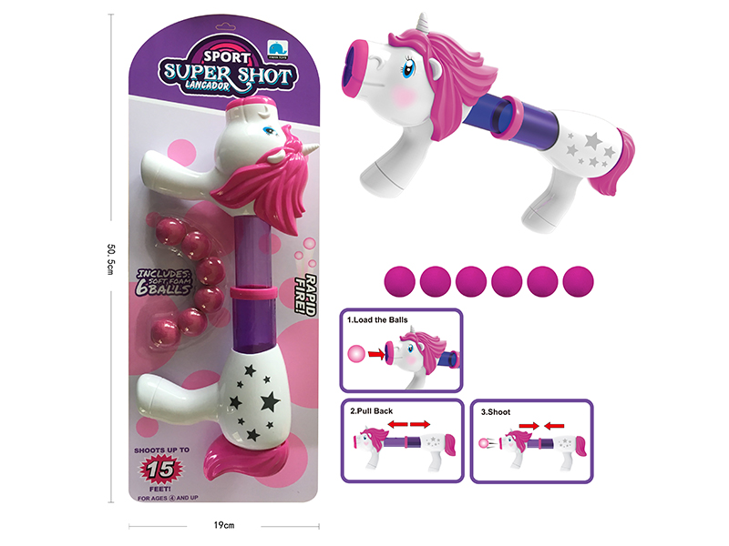 Unicorn EVA Air Pressure Gun + 6 EVA Bullets