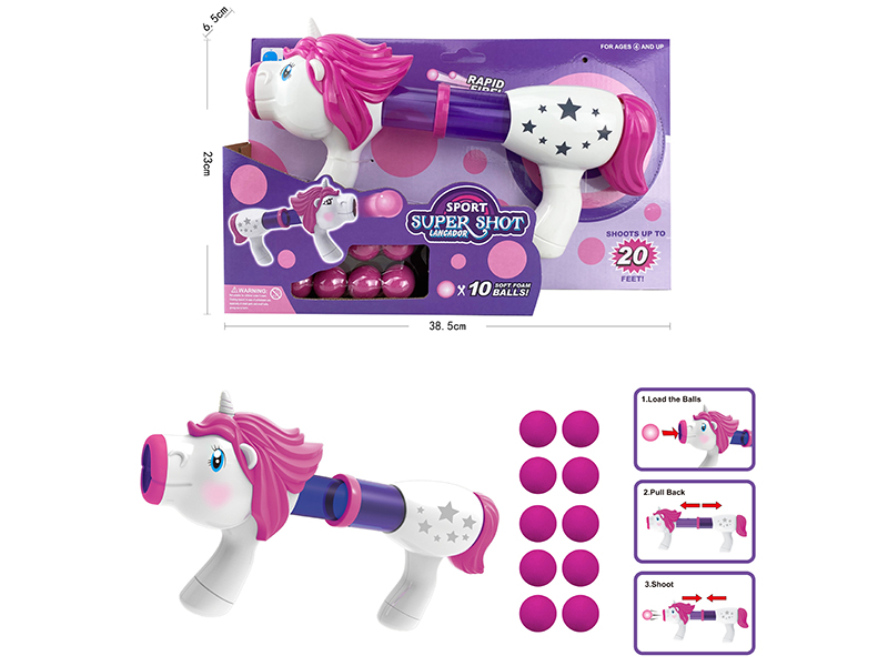 Unicorn EVA Air Pressure Gun + 10 EVA Bullets
