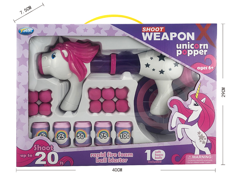 Unicorn EVA Air Pressure Gun + 5 Targets + 10 Bullets
