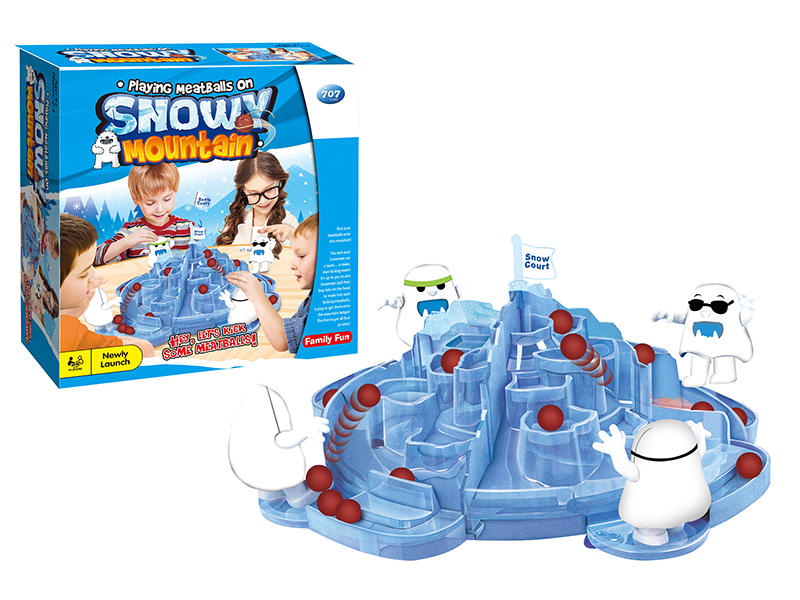 Playing Meatballs On Snow Mountain