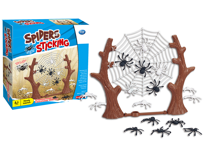 Spiders Sticking
