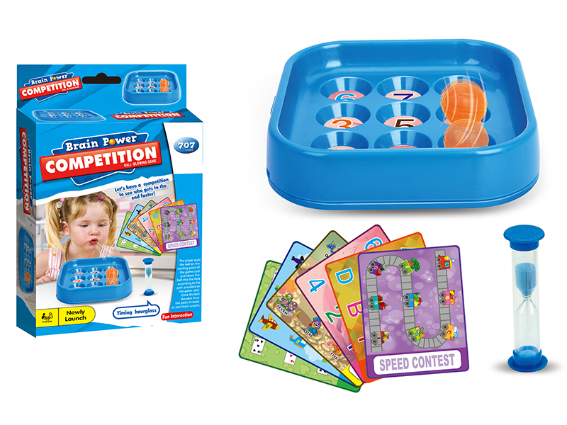 Brain Power Competition Ball-Blowing Game