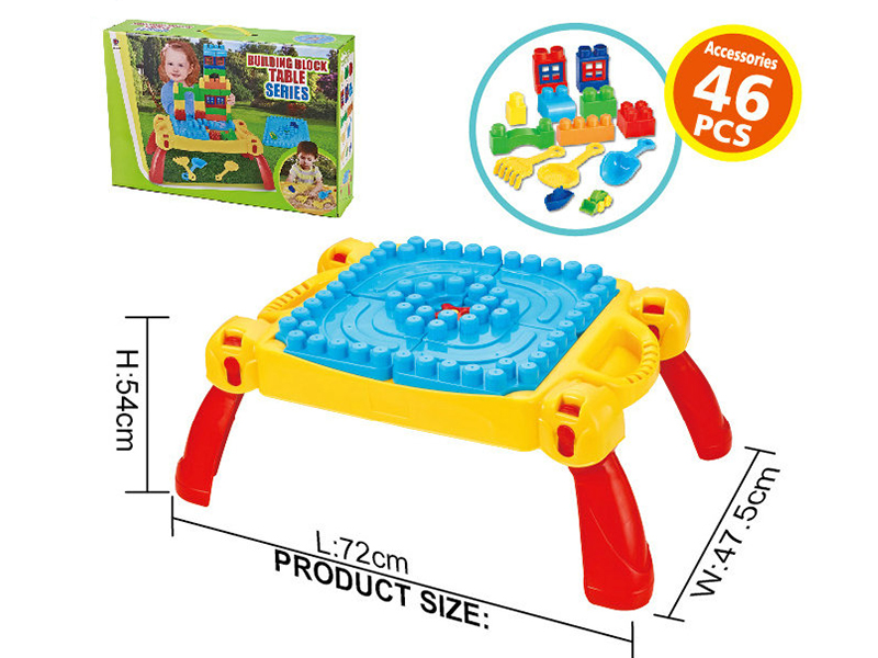 Beach Building Blocks Table Combination 46pcs
