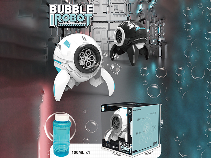 Sci Fi Mecha Five Hole Bubble Machine