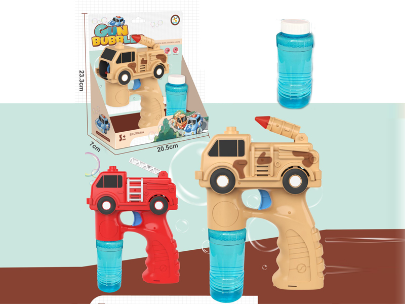 B/O Fire Truck / Missile Truck Bubble Gun