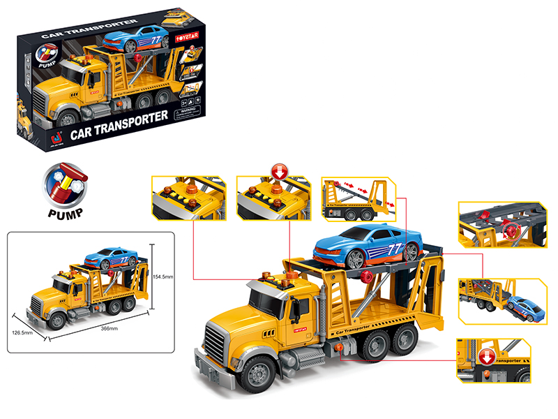 Friction City Transport Vehicle(Sound,Light,Pump,Multifunctional)