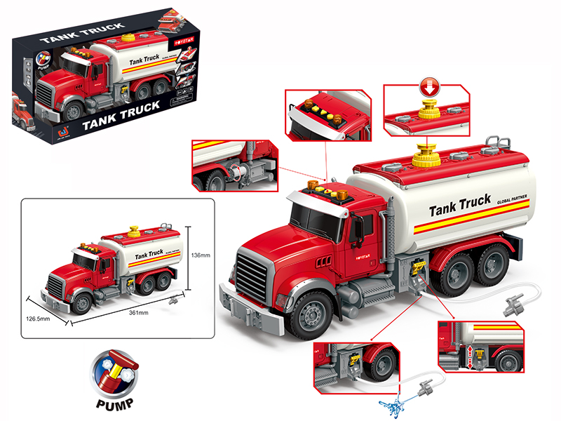 Friction Oil Tank Truck(Sound,Light,Spray Water)
