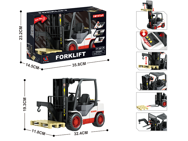1:12  Friction City Forklift(Sound,Light,Multifunctional)