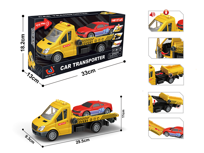 1:14 Friction City Rescue Car(Sound,Light,Multifunctional)