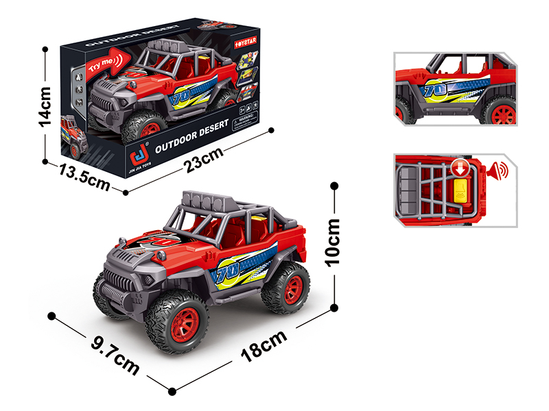 1:18 Friction Jeep Cross Country Car(Sound,Light)