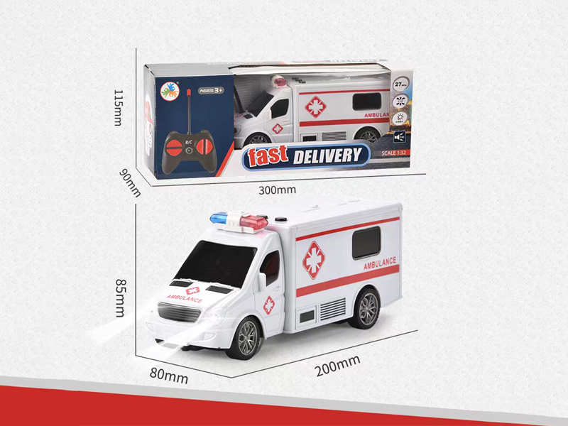 20CM 4CH R/C Ambulance With Light And Music