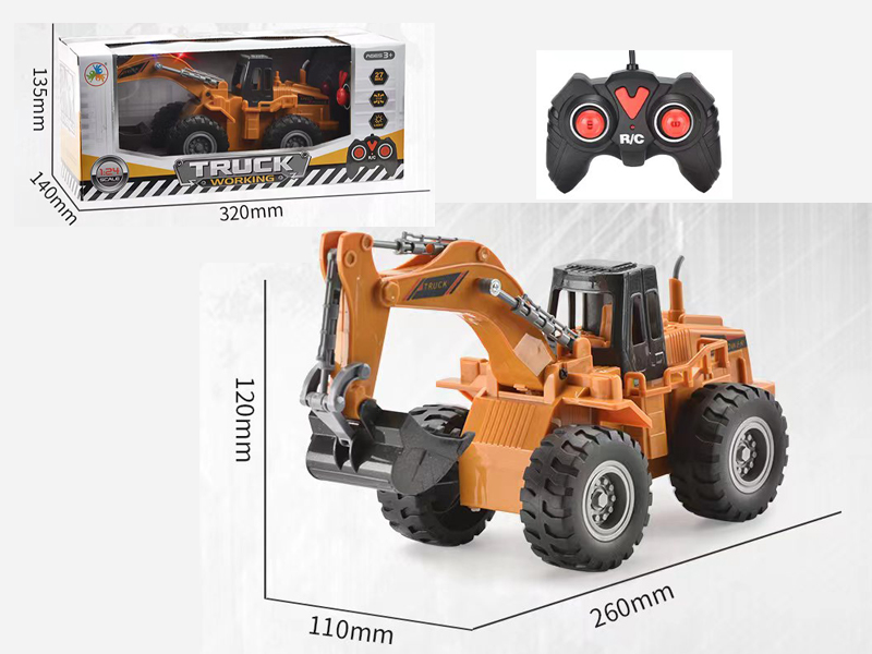 27CM 4CH R/C Excavation Engineering Vehicle With Light And Music