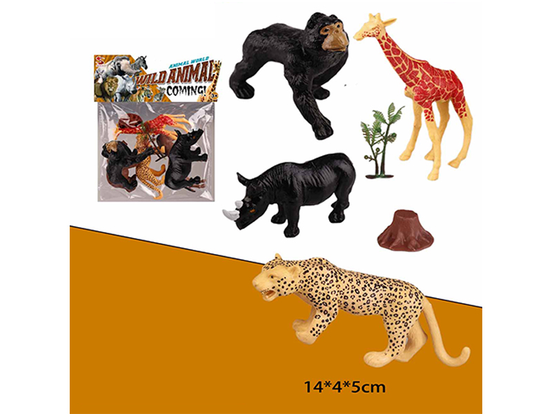 4PCS Animal Suit With Tree And Tree Head