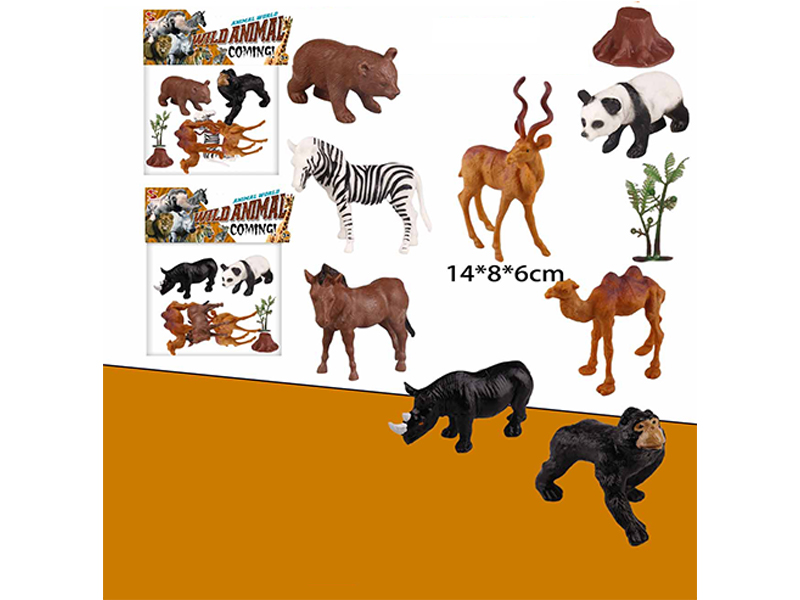 5PCS Animal Suit With Tree And Tree Head