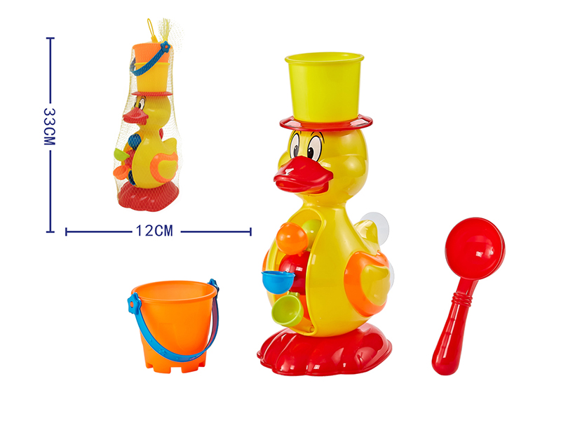3pcsYellow Duck Hourglass Set