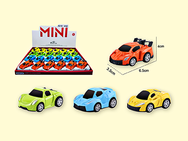 24PCS Pull Back Alloy Q Sports Car