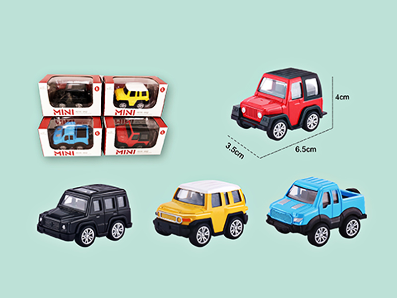 Pull Back Alloy Q Off-Road Vehicle