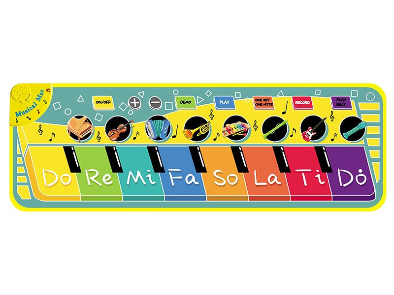 Musical Instrument Music Blanket (Non Slip Bottom Cloth)