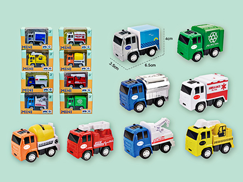 Pull Back Alloy Q Engineering Vehicle