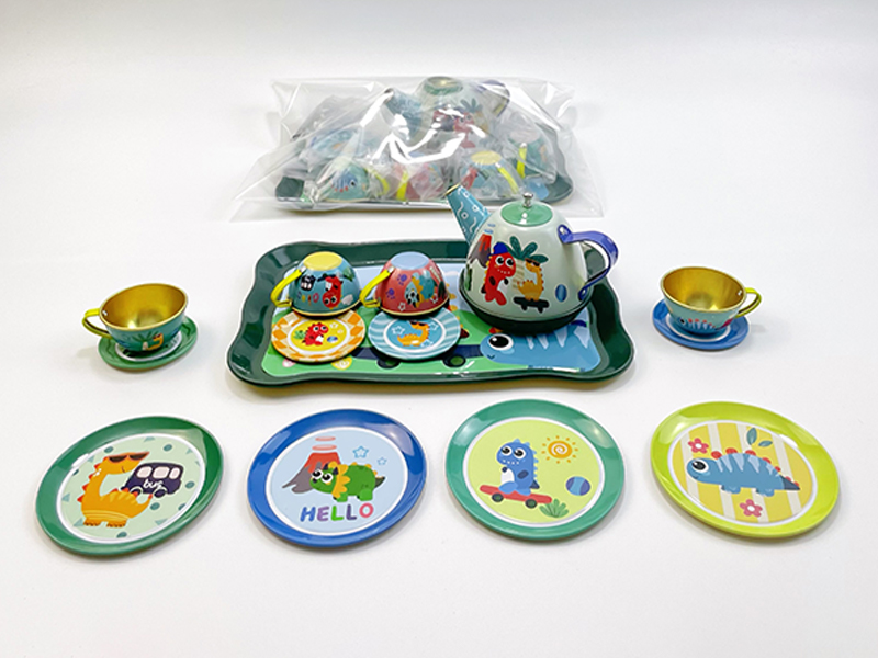 Dinosaur House Set Tea Set