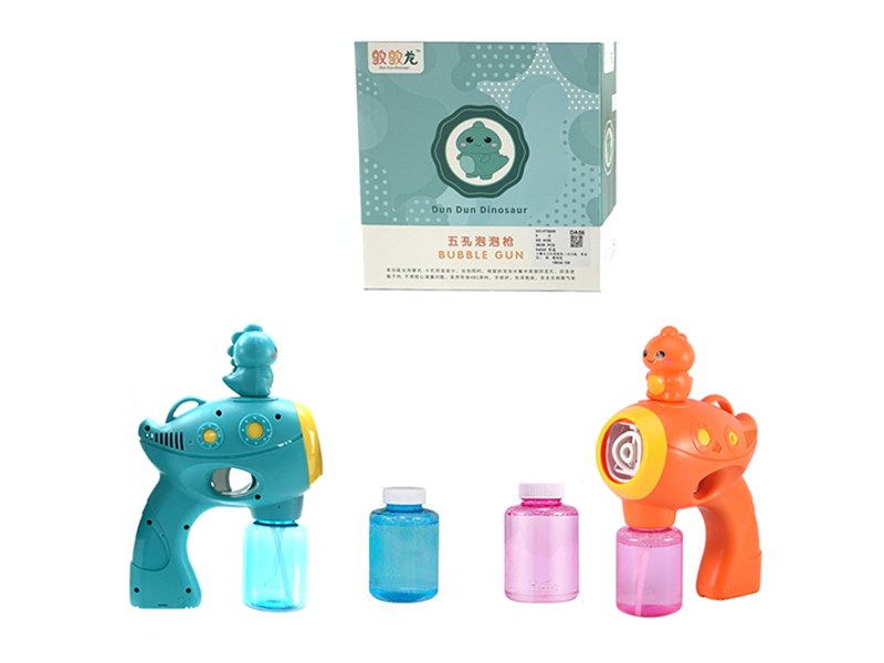 Dundun Dragon Bubble Gun With A Bottle Of 130Ml Water (With Light Music)